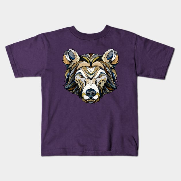 Bear Kids T-Shirt by AndreasPreis